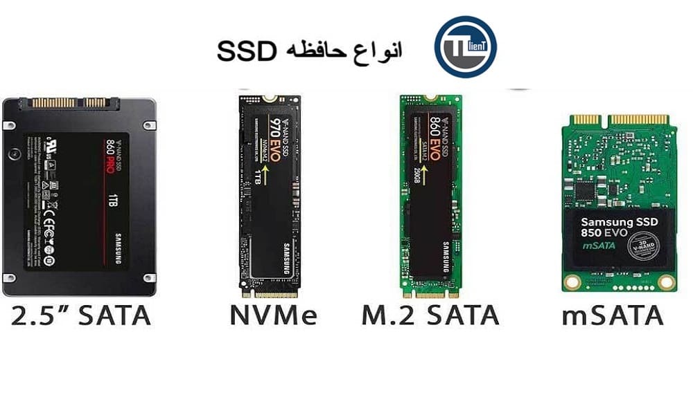 انواع حافظه SSD