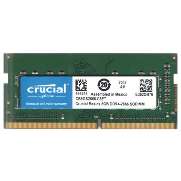 رم DDR4 تک کانال 2666 مگاهرتز کروشیال 8 گیگابایت