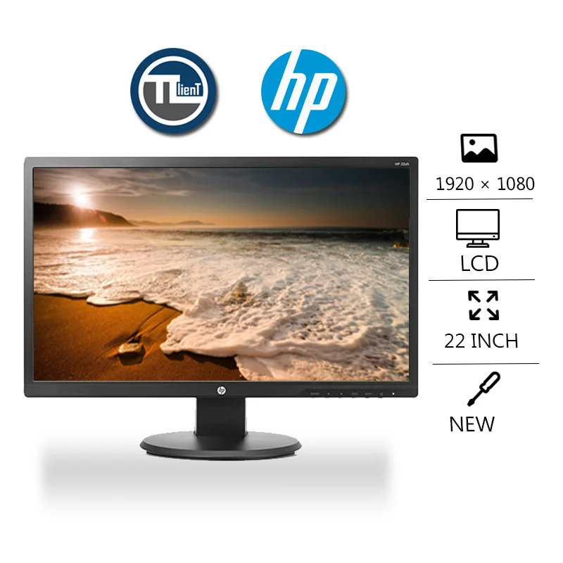 مانیتور اچ پی 22 اینچ LCD استوک