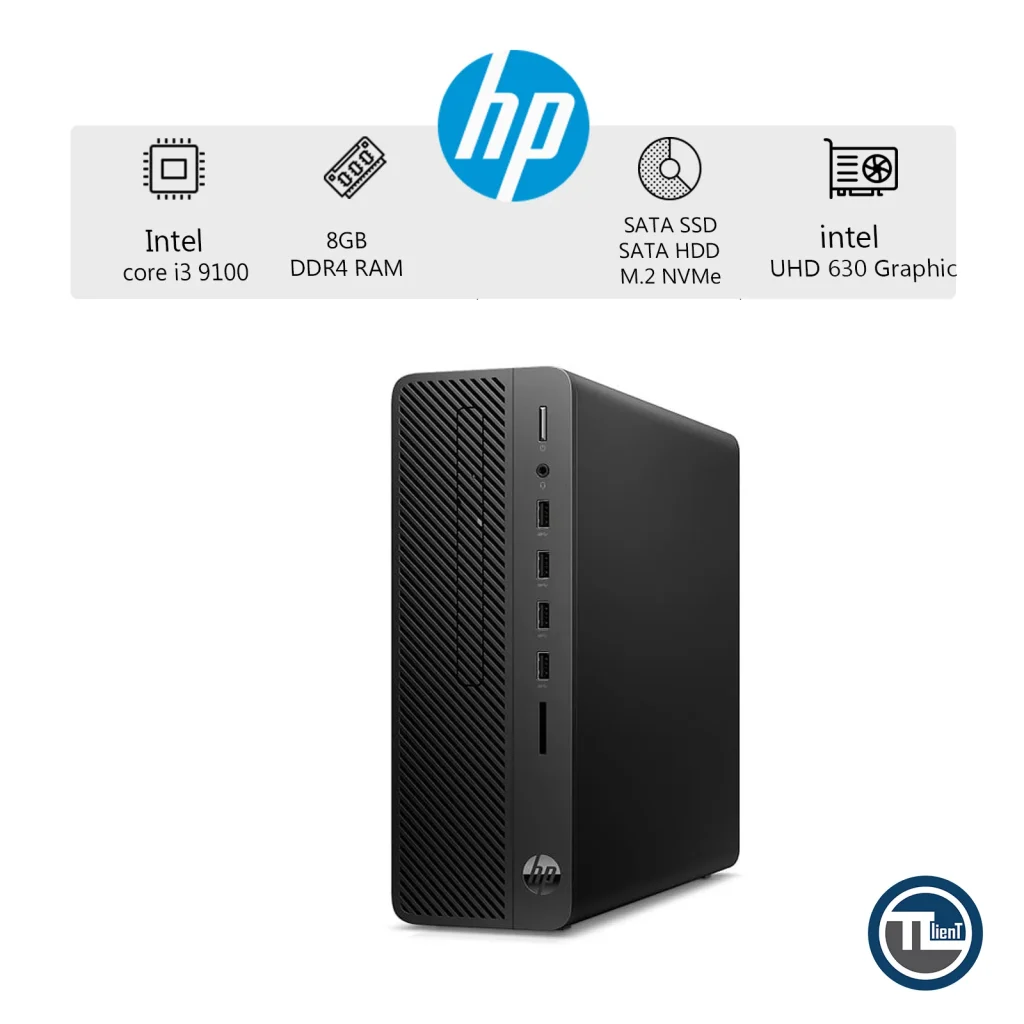 کامپیوتر دسکتاپ HP EliteDesk 280 G3 (i3-9100)