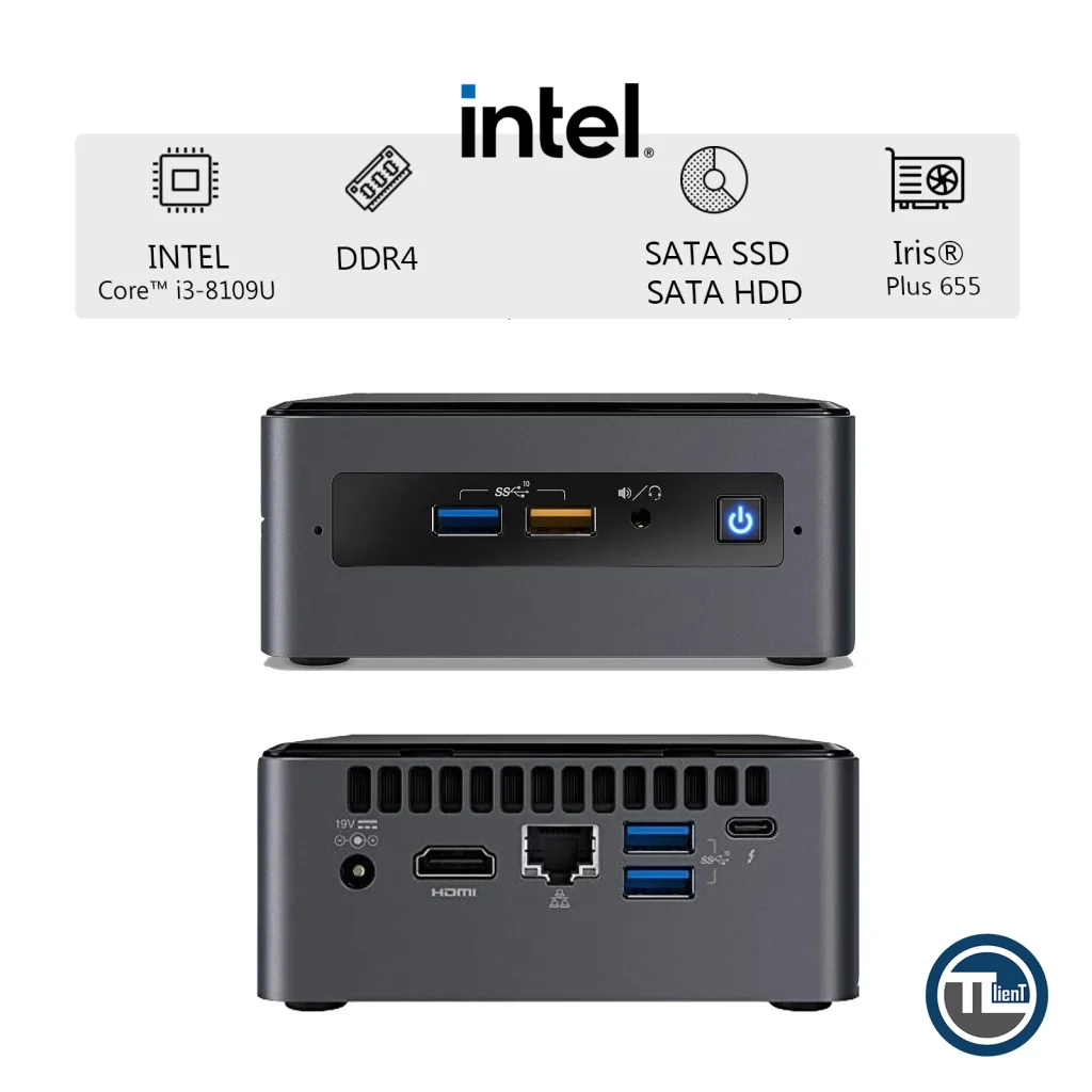 تین کلاینت اینتل NUC8i3BeH