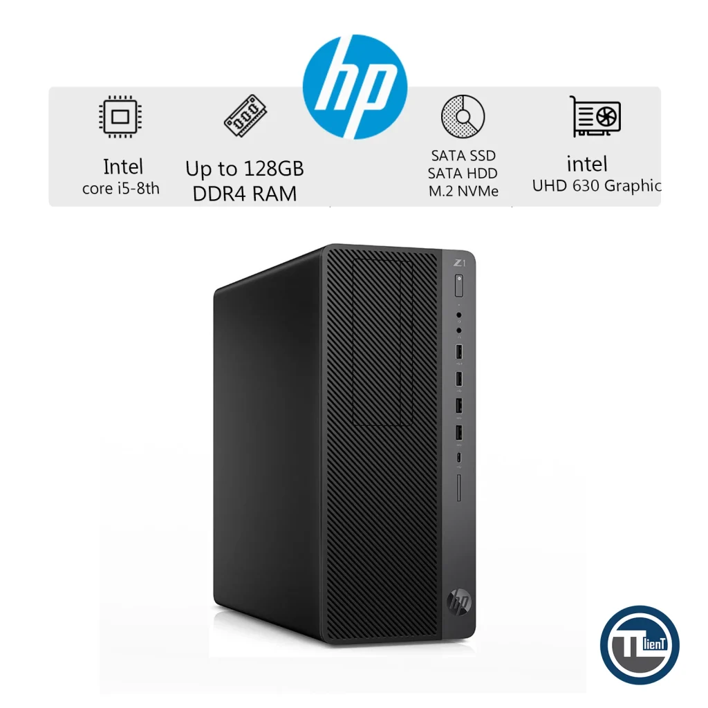 کامپیوتر دسکتاپ HP Z1 Entry Tower G5 (i5-8th gen) استوک