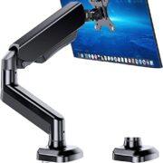 بازوی مانیتور فنر گازی قابل تنظیم با گیره