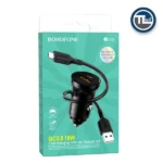 شارژر فندکی بوروفون مدل BZ18 QC3 18W میکرو