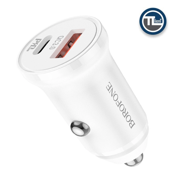 شارژر فندکی بوروفون مدل BZ18A QC3 PD 20W