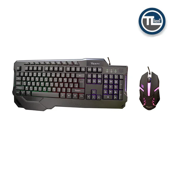کیبورد و موس گیمینگ VERITY V-KB6121