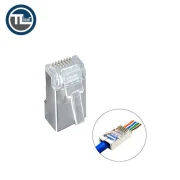 سوکت شبکه OPEN END Cat6 SFTP