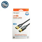 کابل پرینتر USB کانکتور فلزی دی‌نت طول 3 متر