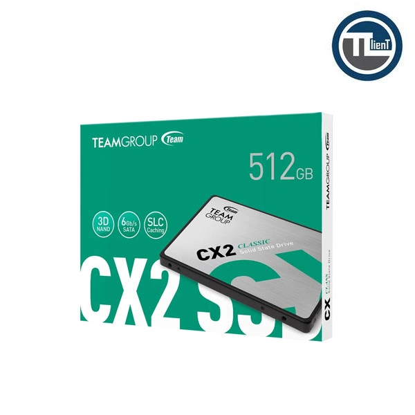 512gb حافظه SSD اینترنال مدل TEAMGROUP CX2 ظرفیت 512گیگابایت - تصویر 1