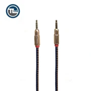 کابل سه خط صدا کانکتور AUX پاناتیک P-A15 طول 1 متر