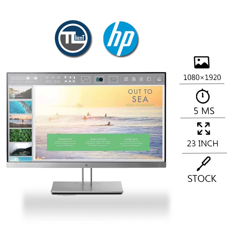 مانیتور اچ پی 23 اینچ فریم لس HP E233 استوک