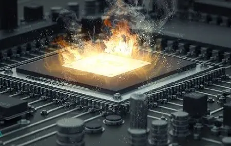 علت داغ شدن CPU چیست؟