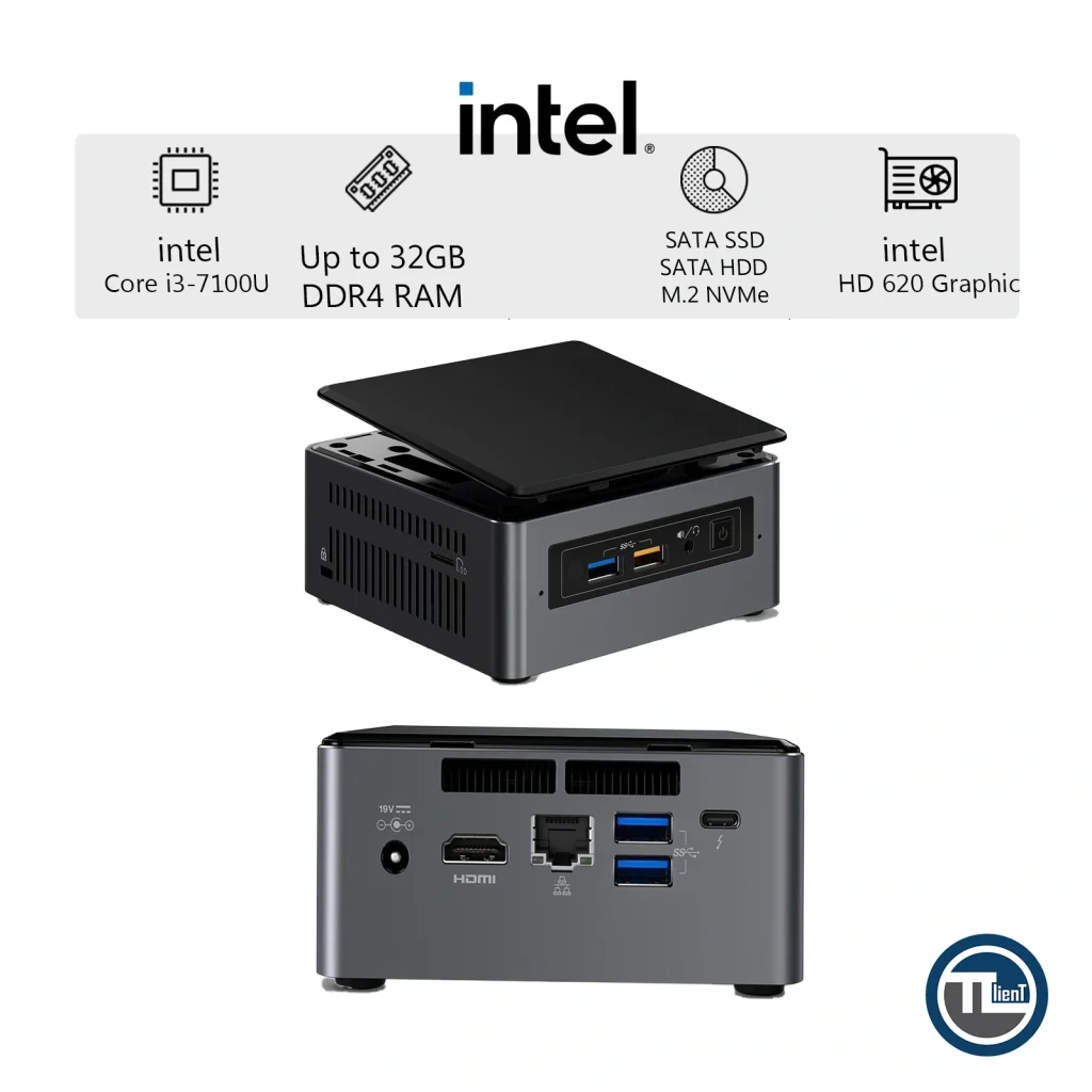 تین کلاینت اینتل NUC7i3BNH