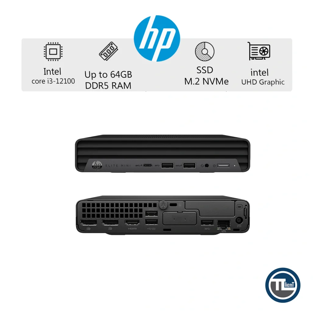 تین کلاینت (i3-12100) HP EliteDesk 600 G9