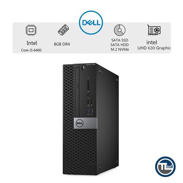 کامپیوتر دسکتاپ DELL (Core i5-6400) SFF 7050