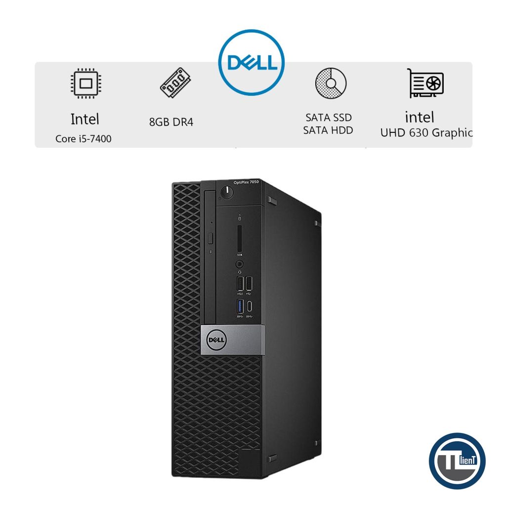 کامپیوتر دسکتاپ DELL (Core i5-7400) SFF 7050