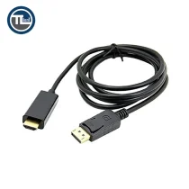 کابل DP TO HDMI 1.8M 4K2K جعبه آبی