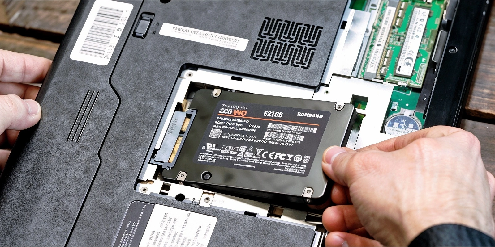 ارتقای هارد دیسک لپ‌تاپ