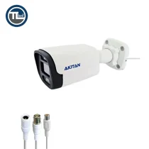 دوربین بولت دید در شب میکروفون دار 4MP آکیتان مدل POE IP AK-B744MW-IEM