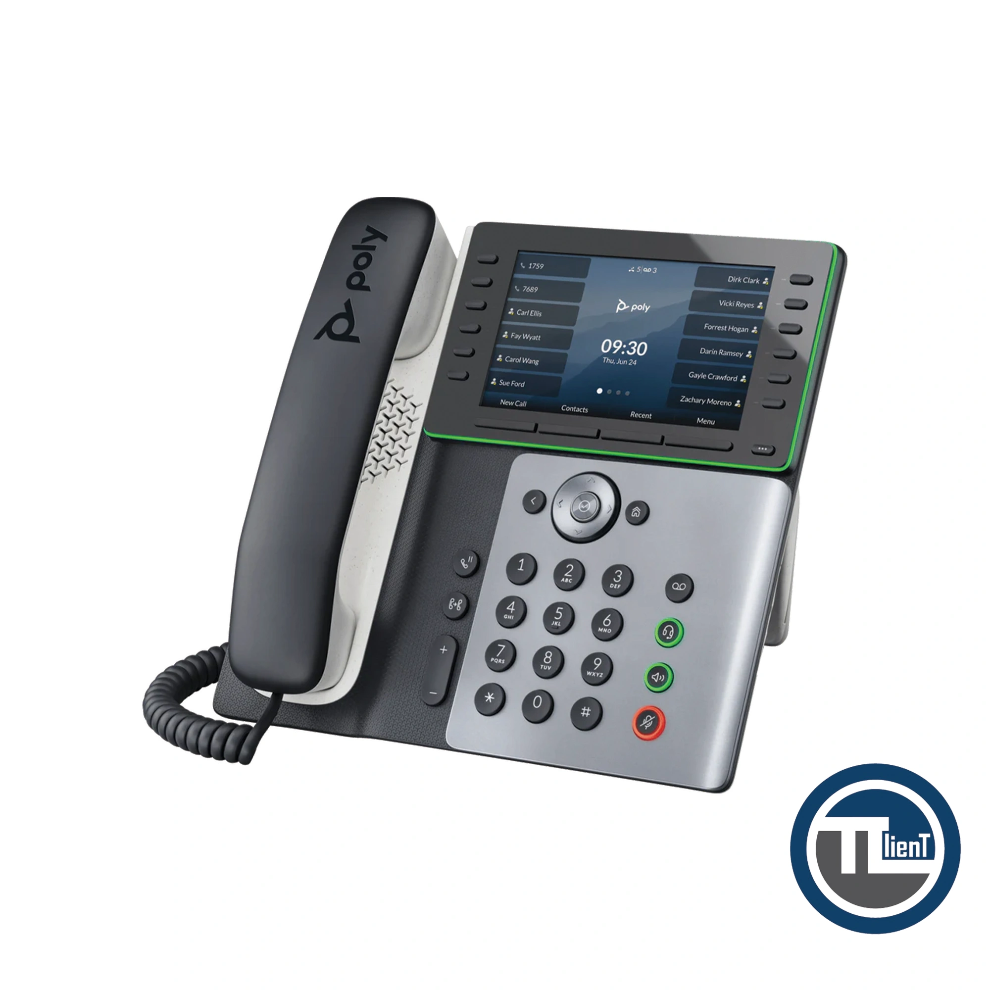 2 (5) تلفن تحت شبکه Voip مدل polycom Edge E550 ip - تصویر 1