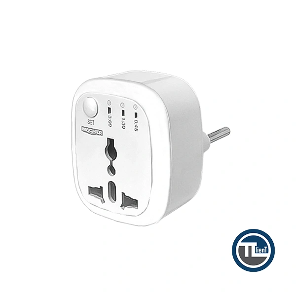 تبدیل برق 3 به 2 تایمردار مچر مدل MR-265 تبدیل برق 3 به 2 تایمردار مچر مدل MR-265