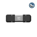 فلش مموری USB 3.2 سیلیکون پاور مدل C51 ظرفیت 128گیگابایت silver