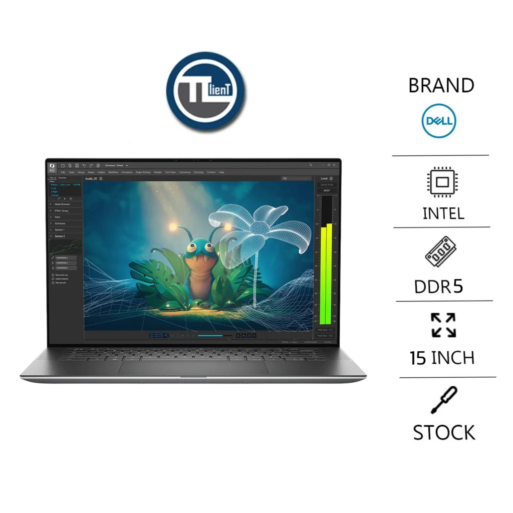 لپ تاپ Dell Precision 5570 Core i7-12700H رم 16GB حافظه 512GB SSD